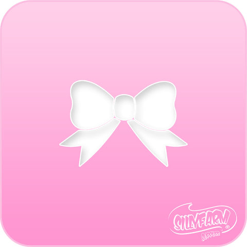 Bow Pink Power Stencil
