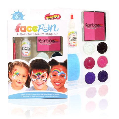 Breast Cancer Awareness Rainbow Party Silly Face Fun Kit